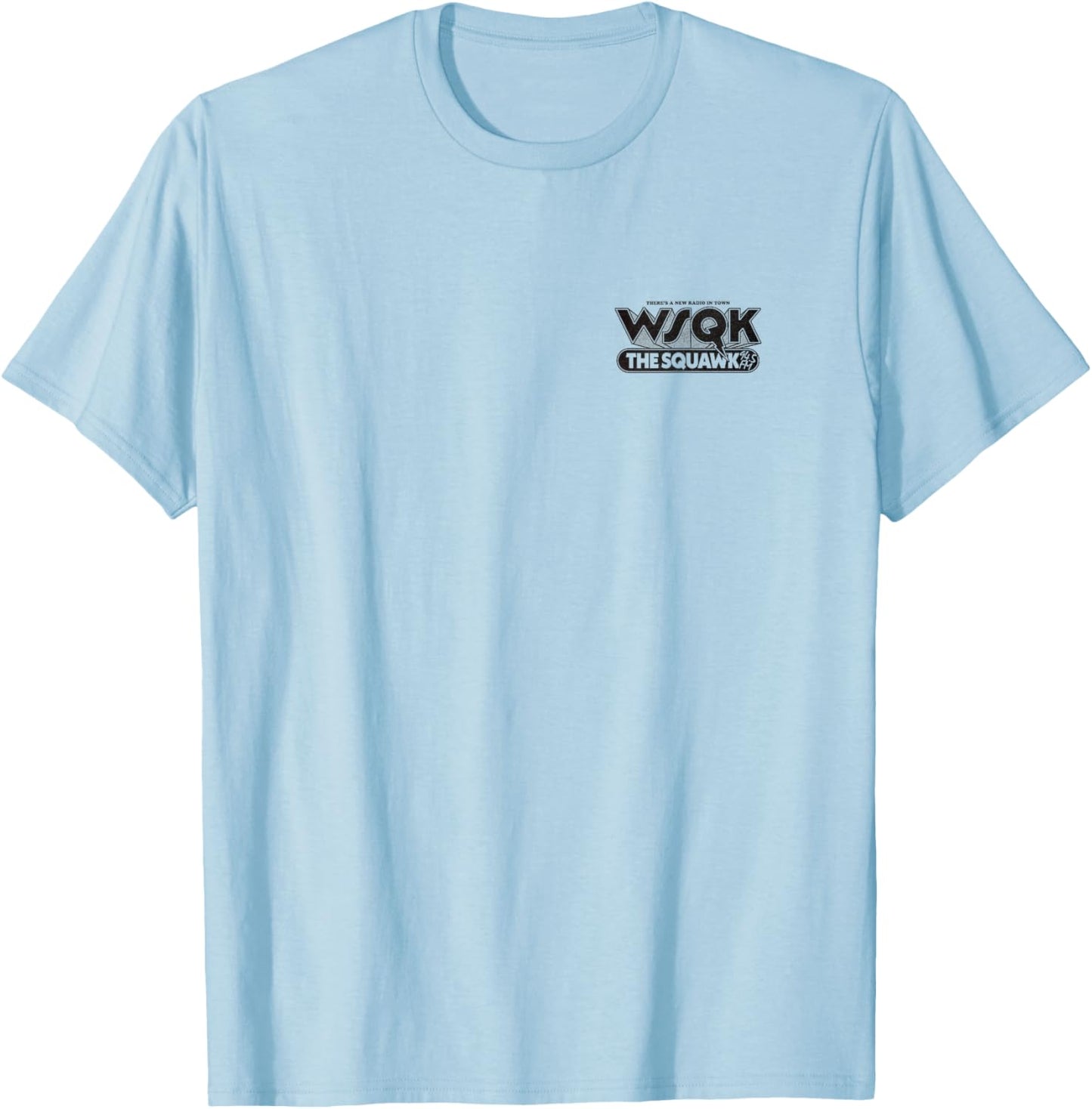 Stranger Things Hawkins Hitmakers Front Back T-Shirt - T-Shirt | Light Blue