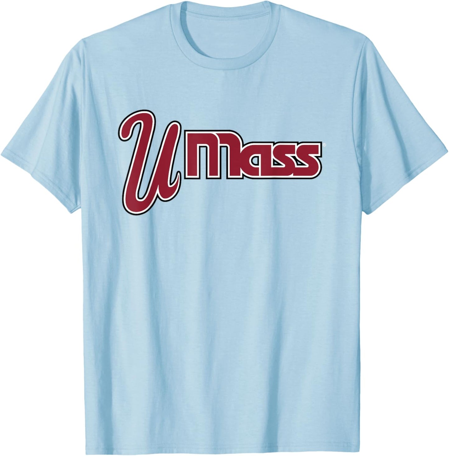 UMass Minutemen | Official Licensed NCAA Merch | UMASVIN1002 T-Shirt - T-Shirt | Light Blue