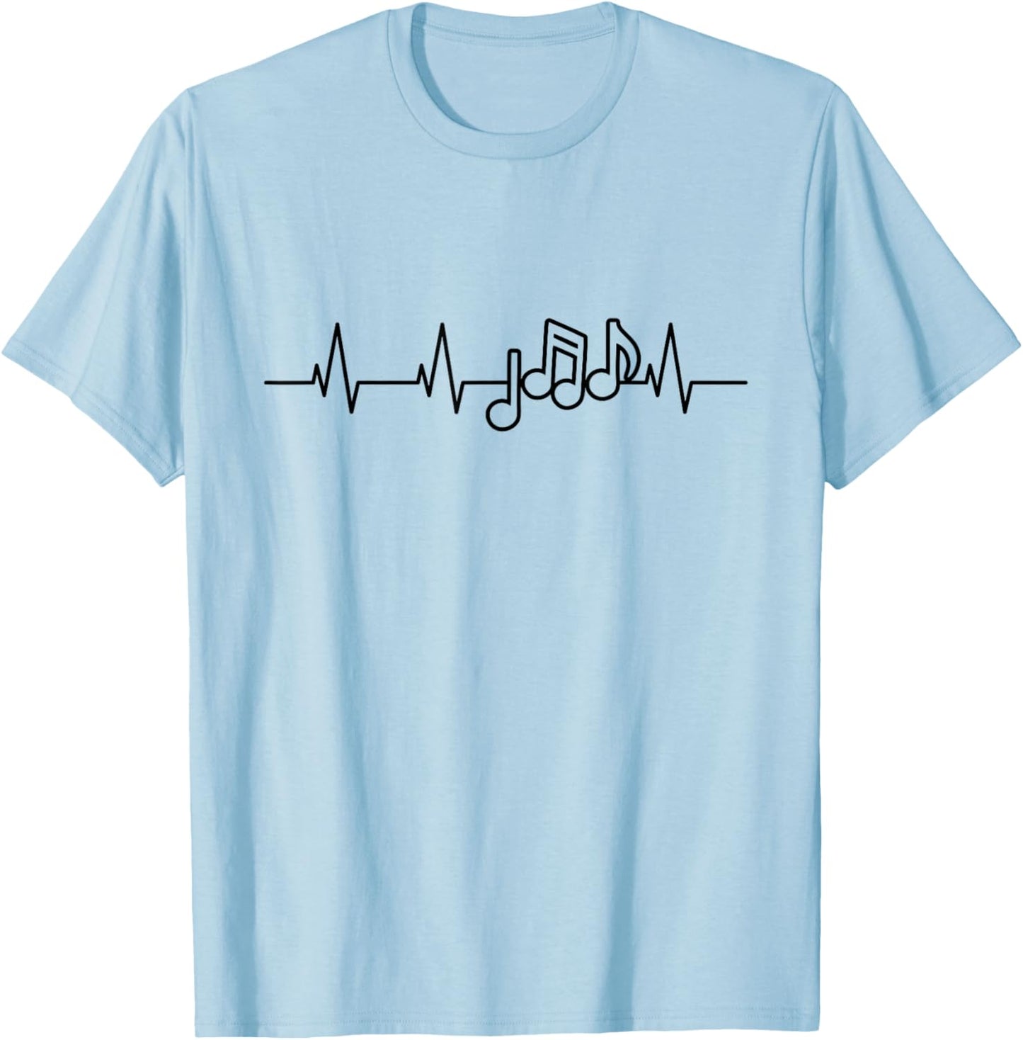 Le cœur du Musicien - J'aime la Musique T-Shirt - T-Shirt | Light Blue