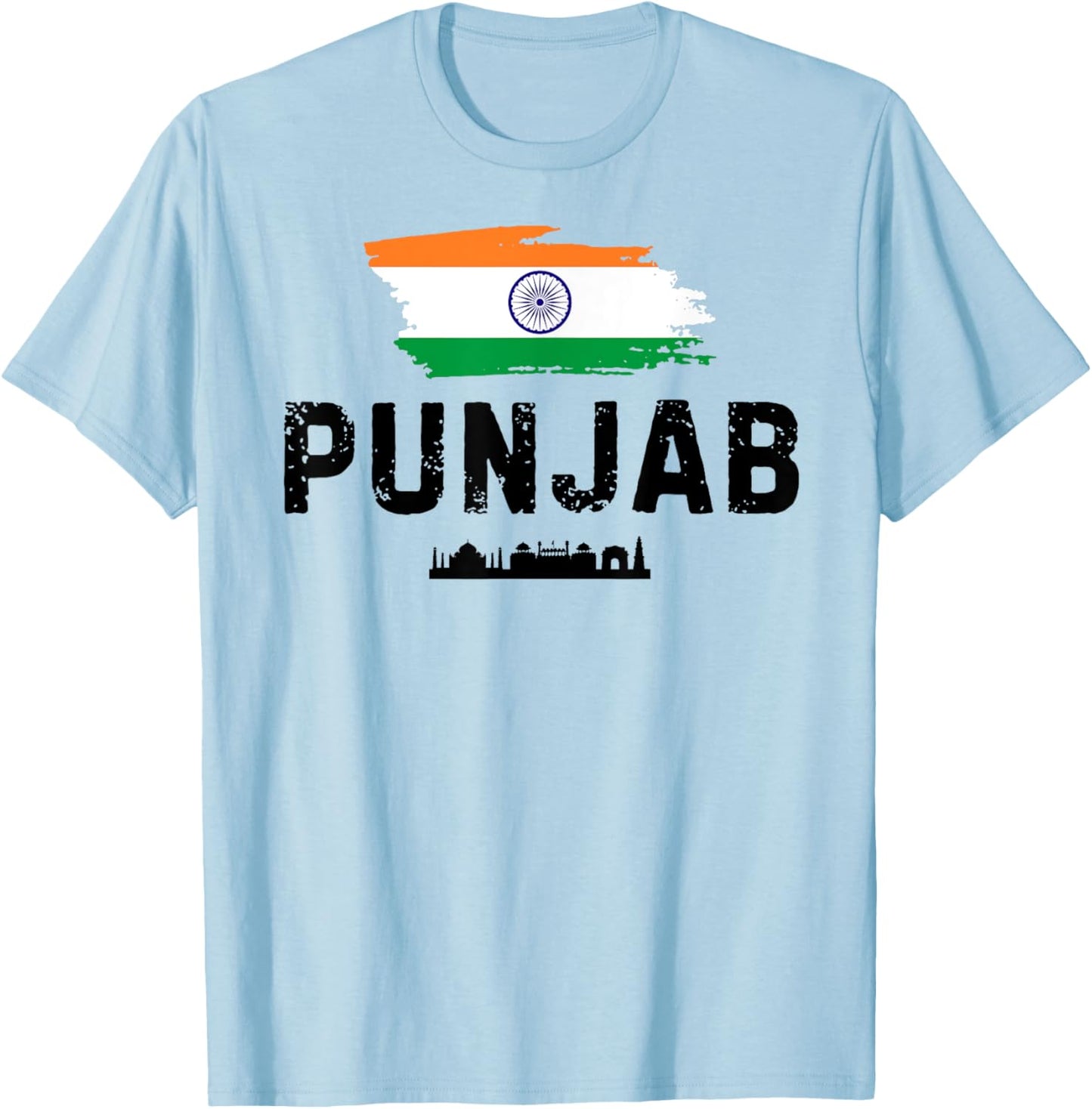 Novelty Punjab City India Traveling Vacations Women Men Dad T-Shirt - T-Shirt | Light Blue