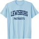 Lewisburg High School HS Olive Branch MS Retro T-Shirt - T-Shirt | Light Blue