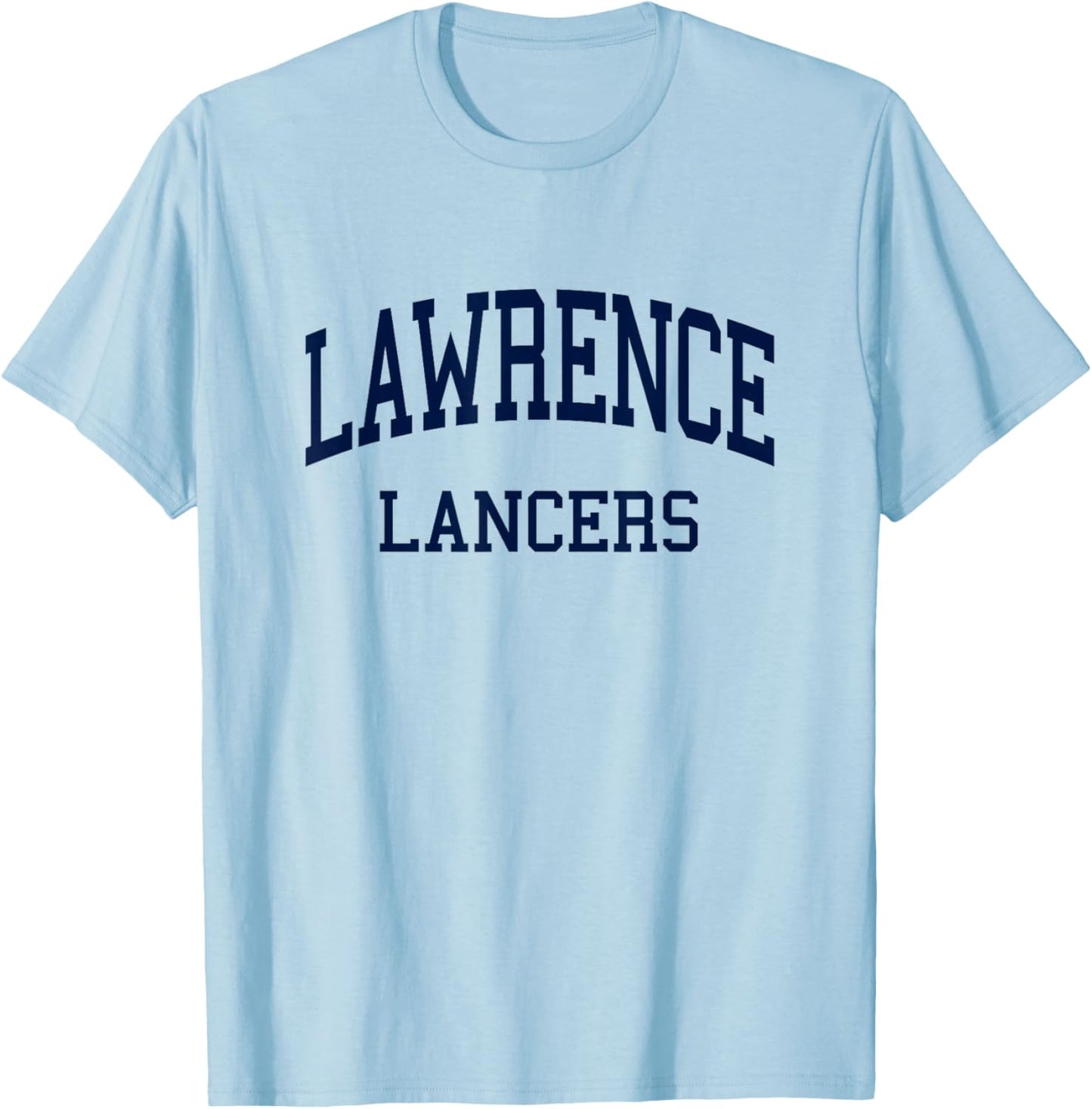 Lawrence High School HS Lawrence MA Retro T-Shirt - T-Shirt | Light Blue