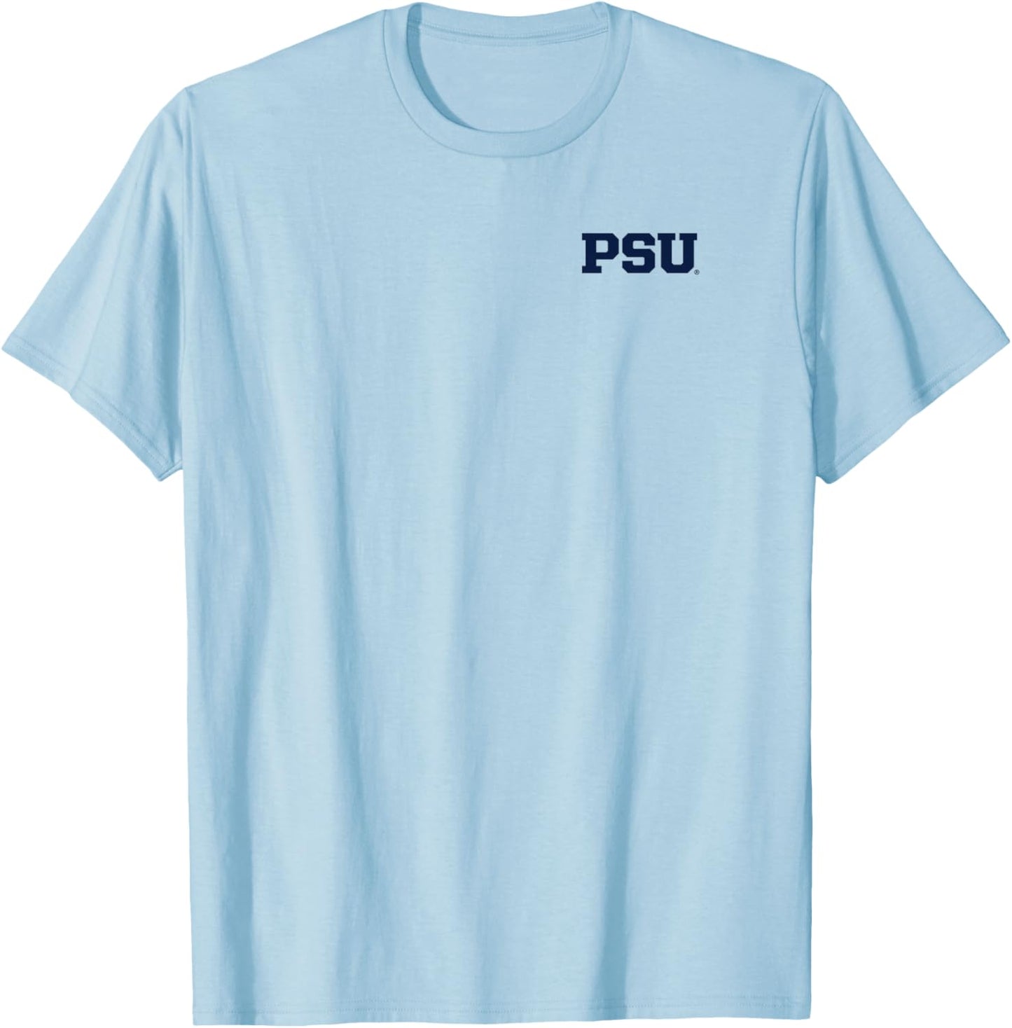 Penn State Nittany Lions Football Helmet Front/Back White T-Shirt - T-Shirt | Light Blue