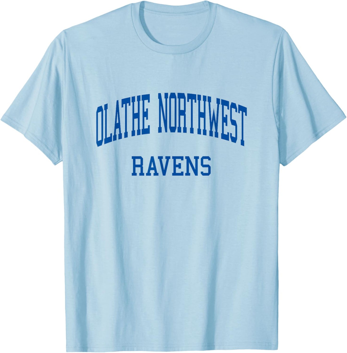 Olathe Northwest High School HS Olathe KS Retro T-Shirt - T-Shirt | Light Blue