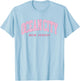 Ocean City New Jersey NJ Retro Preppy Throwback Girls T-Shirt - T-Shirt | Light Blue