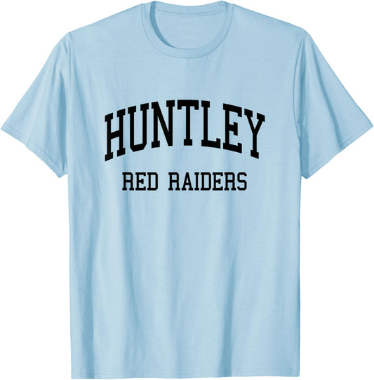 Huntley High School HS Huntley IL Retro T-Shirt - T-Shirt | Light Blue