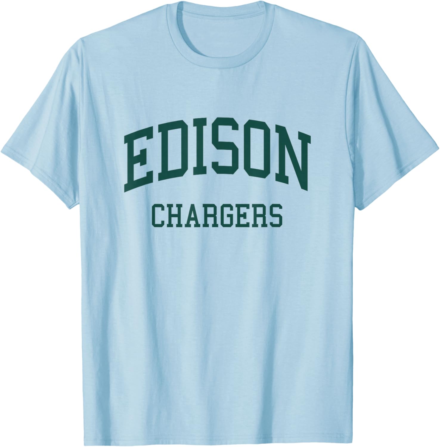 Edison High School HS Huntington Beach CA Retro T-Shirt - T-Shirt | Light Blue