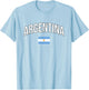 Argentina - Flag of Argentina - Throwback Design - Classic T-Shirt - T-Shirt | Light Blue