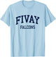 Fivay High School HS Hudson FL Retro T-Shirt - T-Shirt | Light Blue