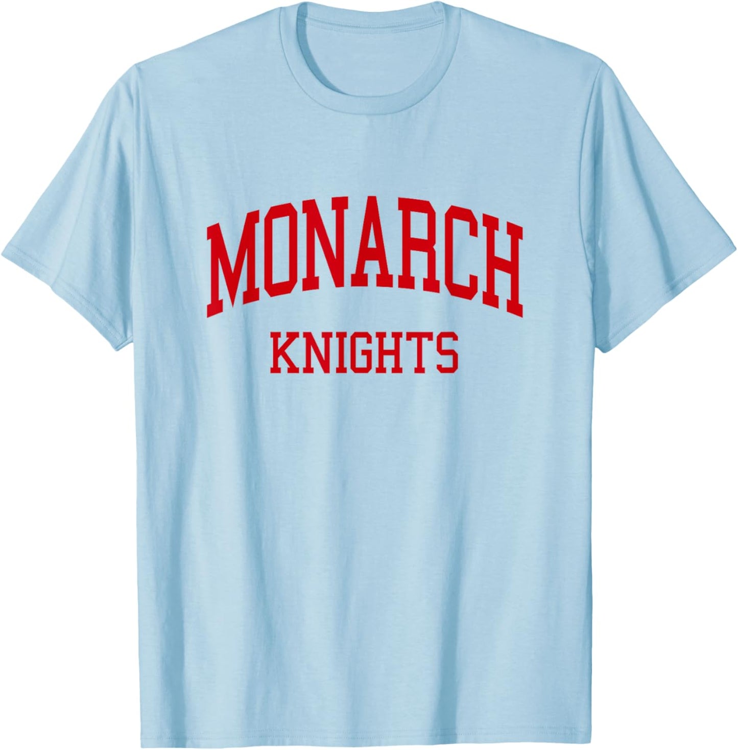 Monarch High School HS Coconut Creek FL Retro T-Shirt - T-Shirt | Light Blue