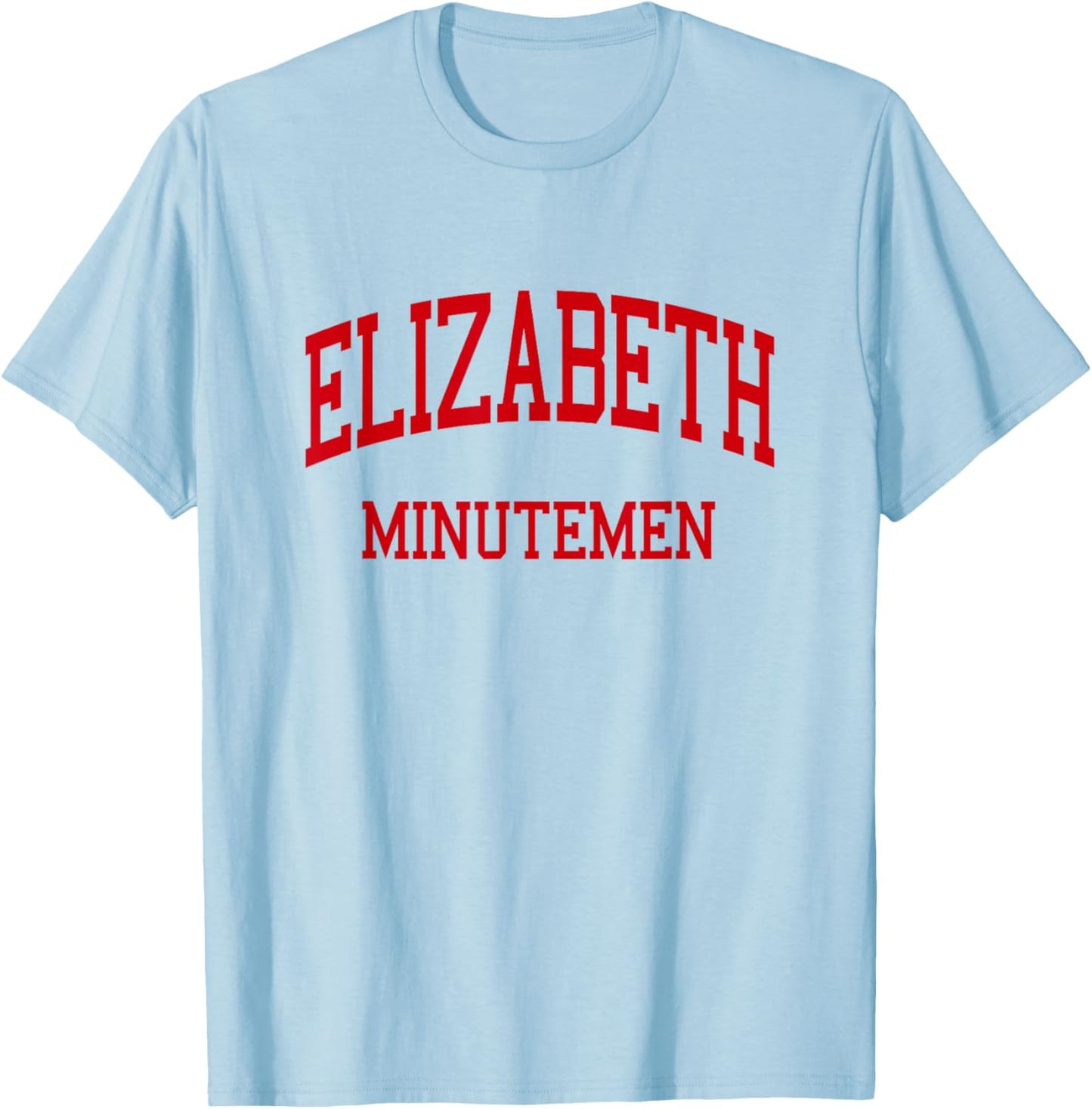 Elizabeth High School HS Elizabeth NJ Retro T-Shirt - T-Shirt | Light Blue