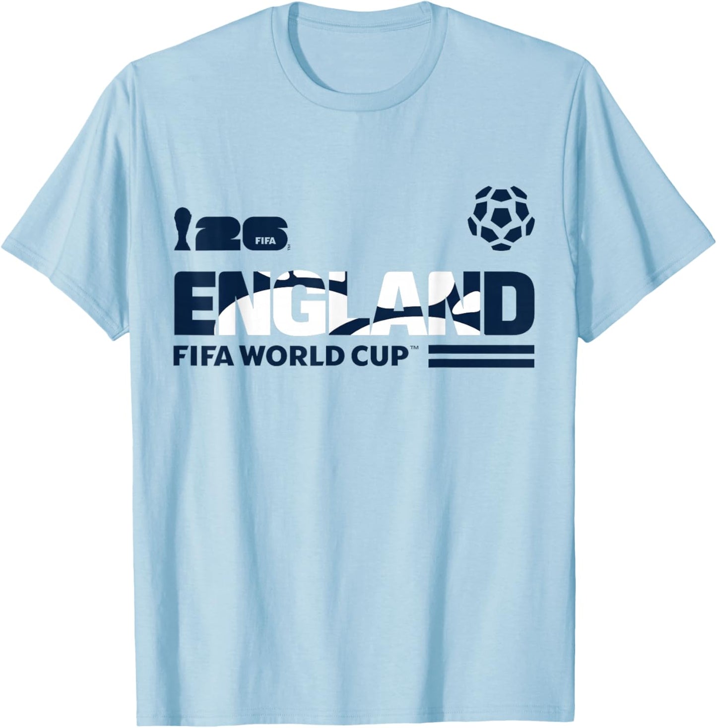 FIFA World CUP26 Qualifier England T-Shirt - T-Shirt | Light Blue