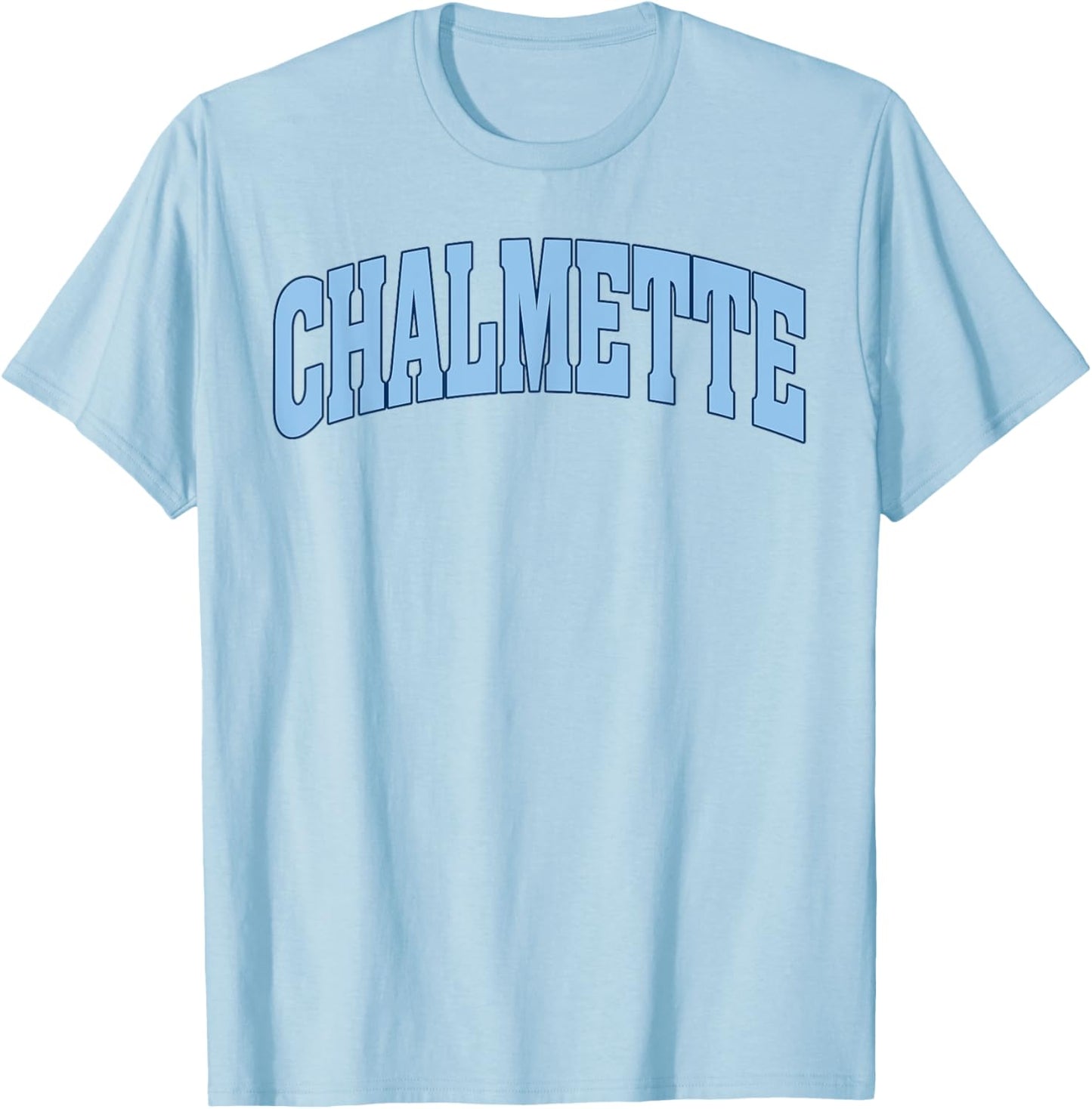 Chalmette Louisiana LA Vintage Athletic Sports Design T-Shirt - T-Shirt | Light Blue