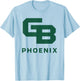 Wisconsin Green Bay Phoenix Icon Officially Licensed T-Shirt - T-Shirt | Light Blue