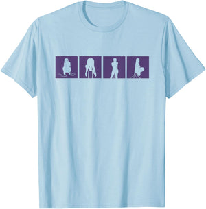 PARTYNEXTDOOR Silhouettes T-Shirt - T-Shirt | Light Blue