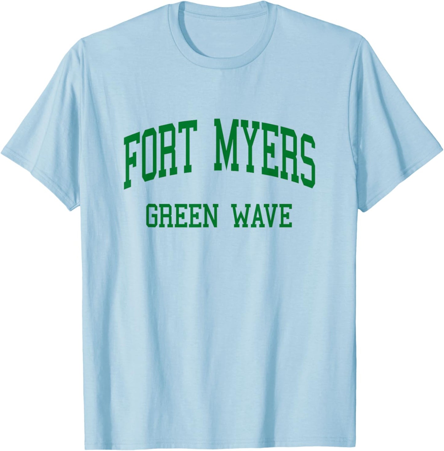 Fort Myers High School HS Fort Myers FL Retro T-Shirt - T-Shirt | Light Blue