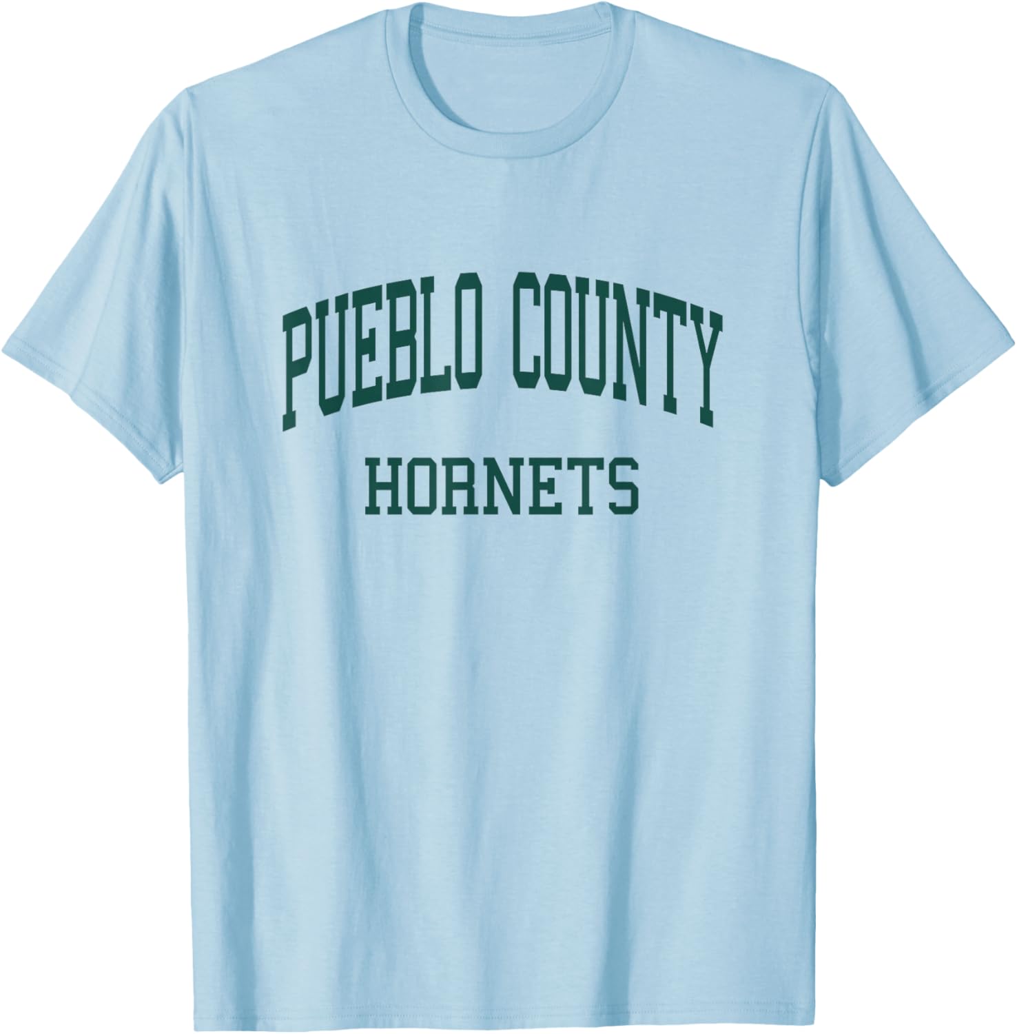 Pueblo County High School HS Pueblo CO Retro T-Shirt - T-Shirt | Light Blue
