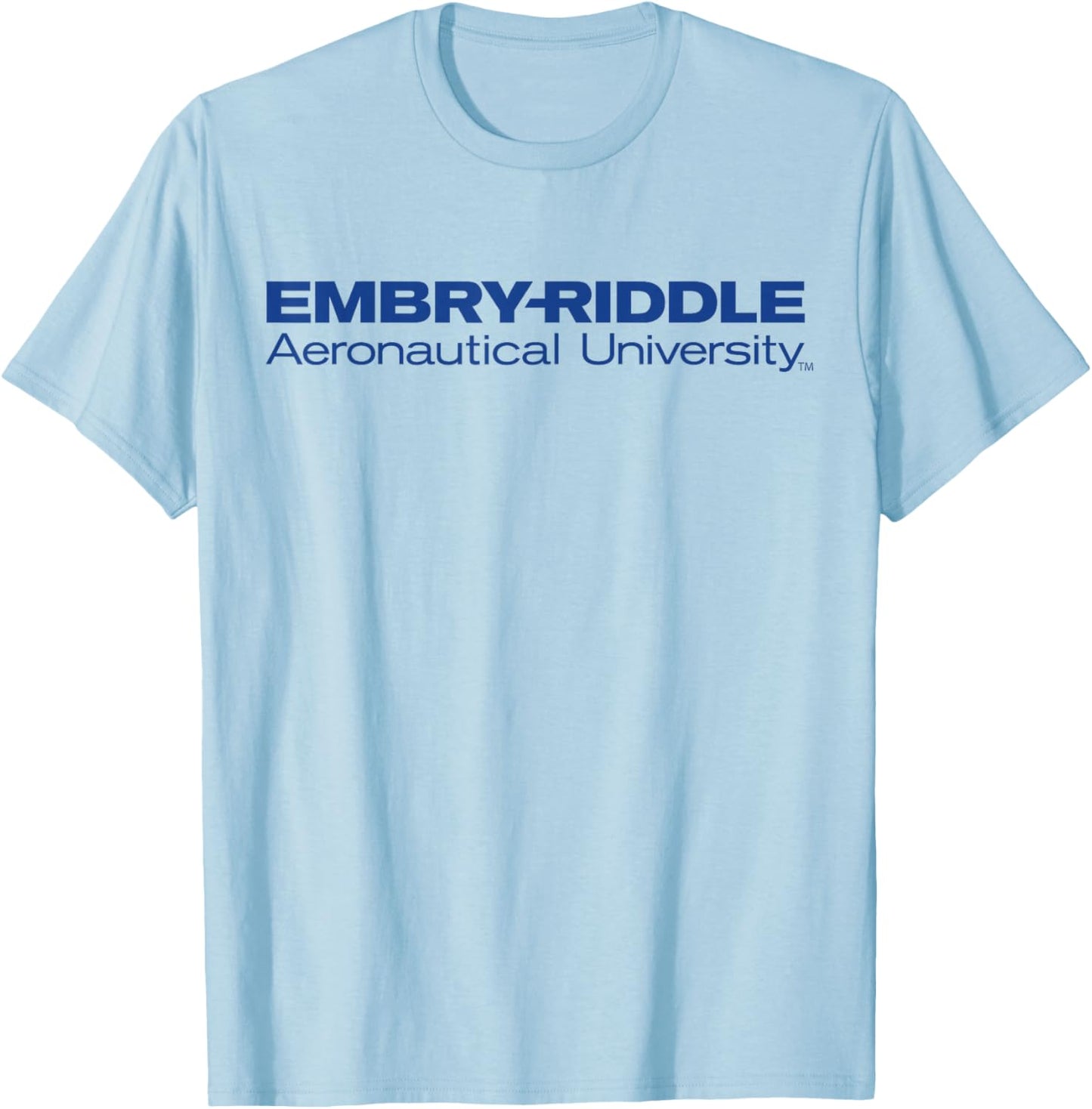 License Champs | Embry Riddle Eagles Yellow Classic Fit T-Shirt - T-Shirt | Light Blue