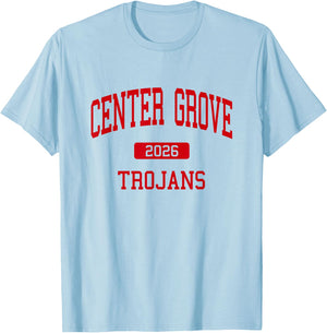 Center Grove High School Class of 2026 Greenwood in T-Shirt - T-Shirt | Light Blue
