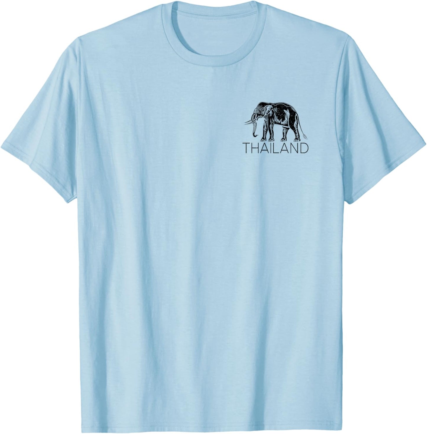 Thailand Elephant Symbol Siam Flag Thai Emblem T-Shirt - T-Shirt | Light Blue