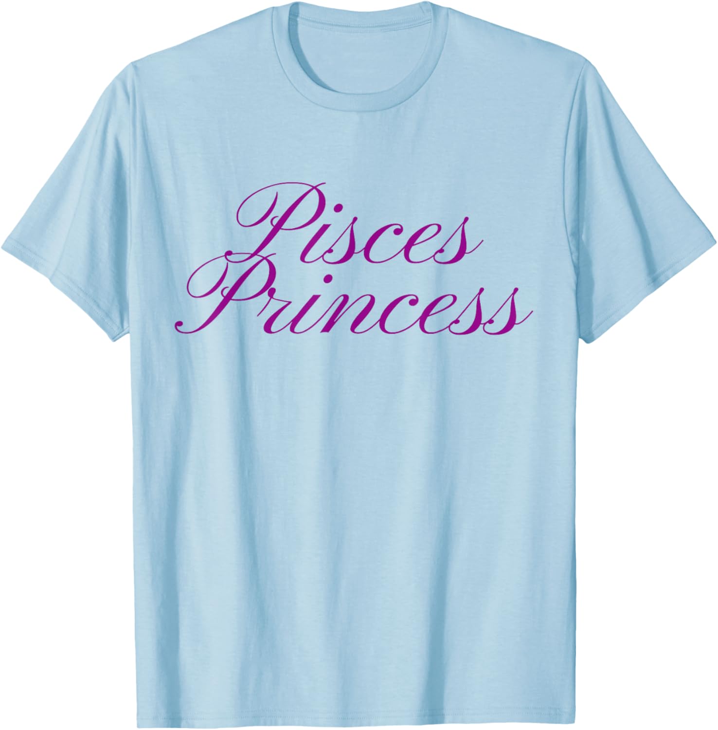 Pisces Princess T-Shirt - T-Shirt | Light Blue