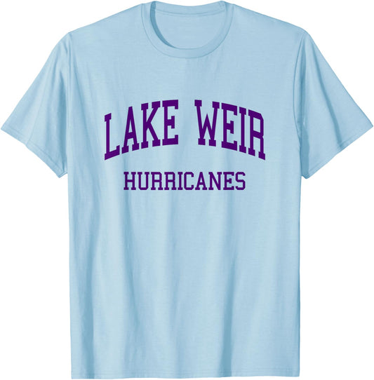 Lake Weir High School HS Ocala FL Retro T-Shirt - T-Shirt | Light Blue
