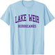 Lake Weir High School HS Ocala FL Retro T-Shirt - T-Shirt | Light Blue