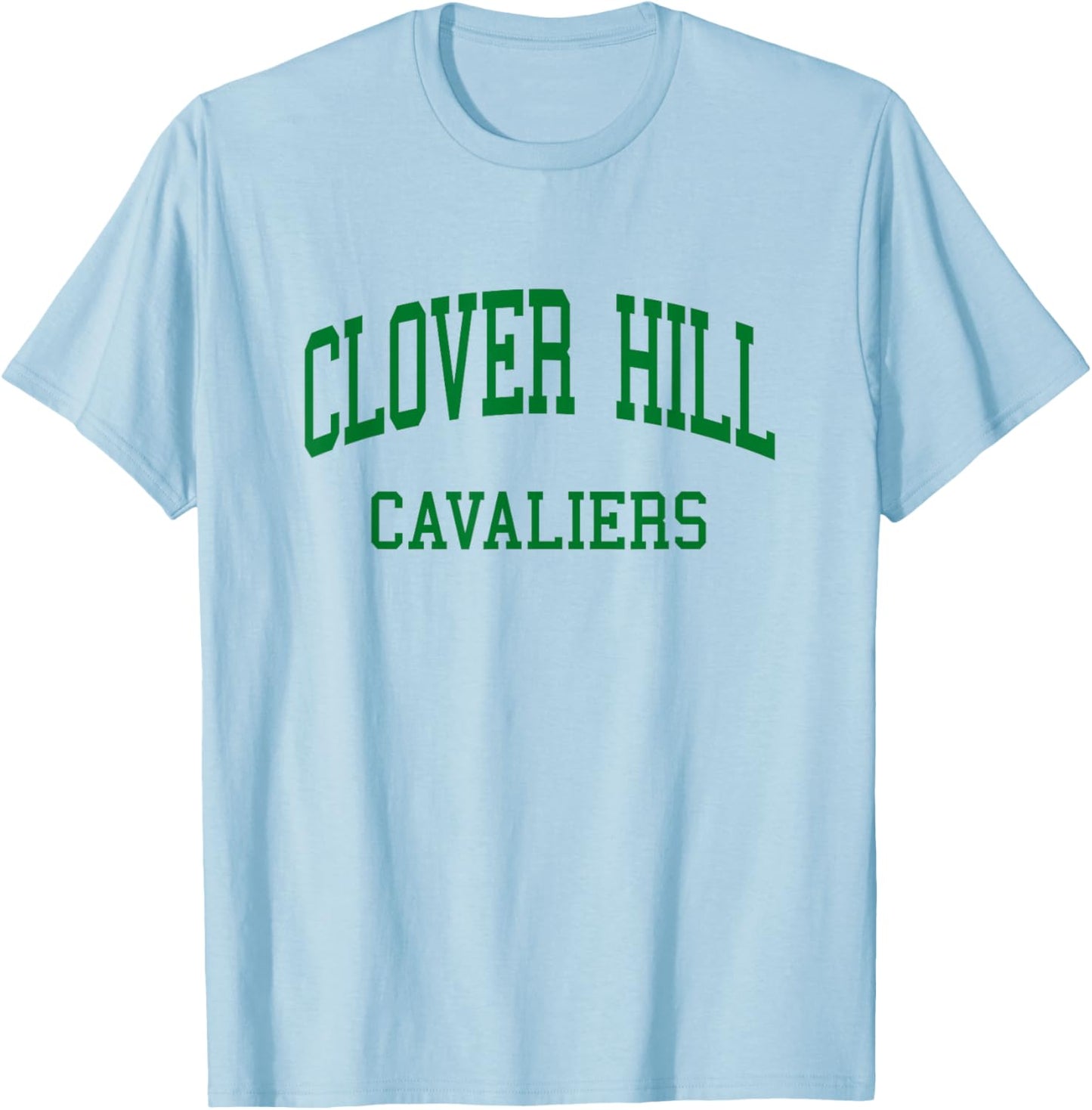 Clover Hill High School HS Midlothian VA Retro T-Shirt - T-Shirt | Light Blue
