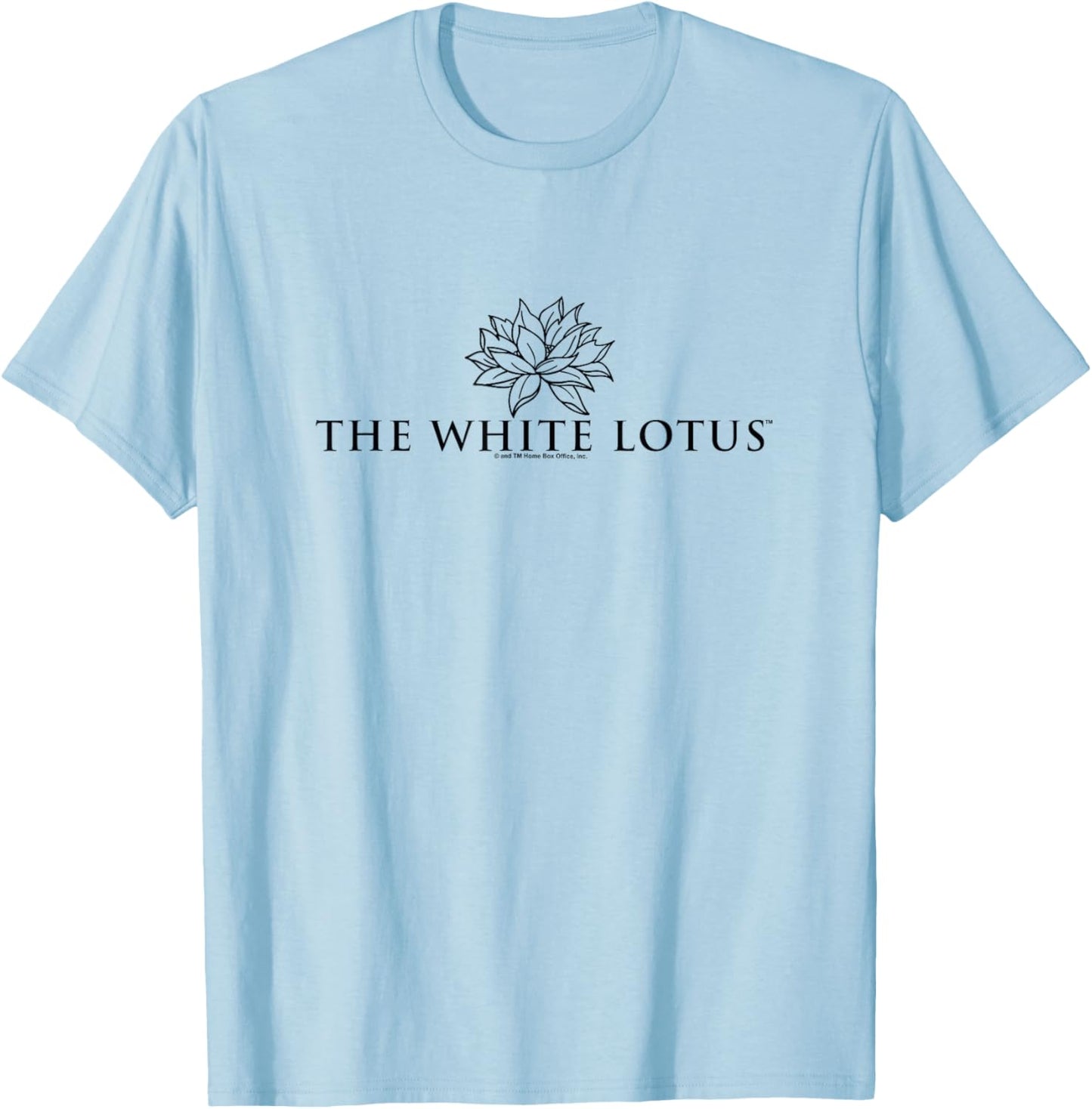 The White Lotus HBO Original Series Logo Lights T-Shirt - T-Shirt | Light Blue