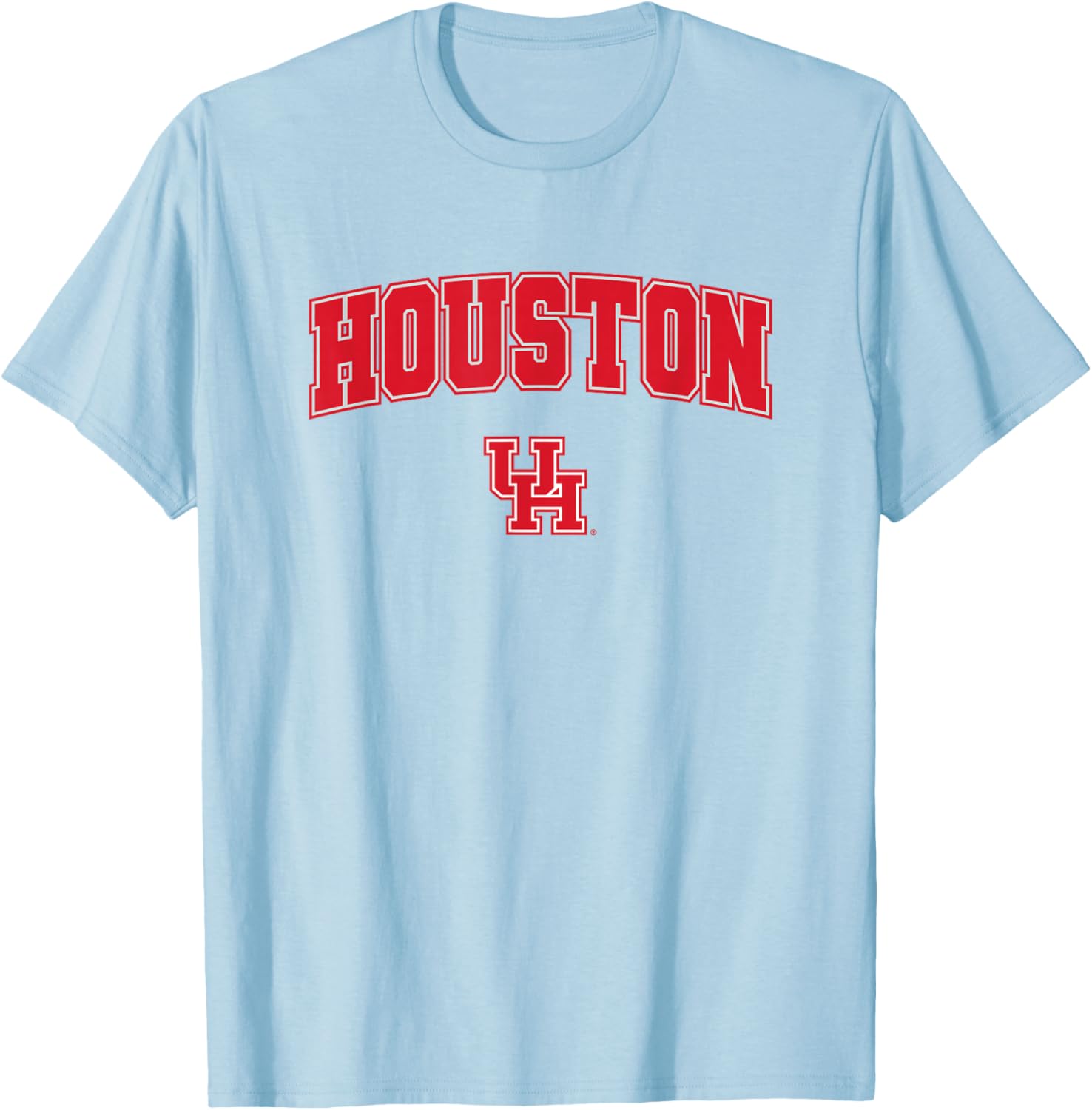 University of Houston Cougars Arch Logo T-Shirt - T-Shirt | Light Blue