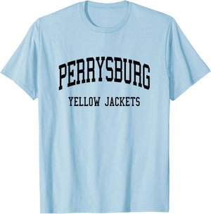 Perrysburg High School HS Perrysburg OH Retro T-Shirt - T-Shirt | Light Blue