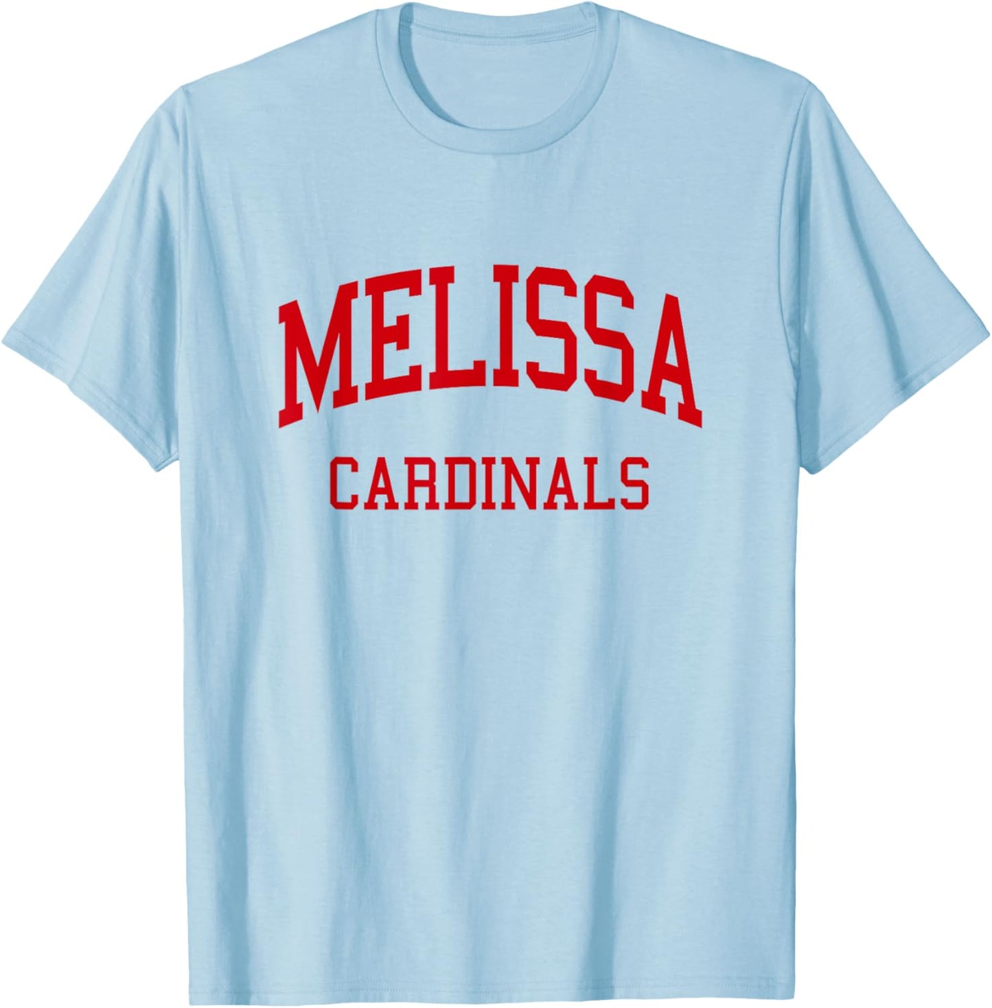 Melissa High School HS Melissa TX Retro T-Shirt - T-Shirt | Light Blue