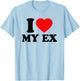 I Love My Ex · I Heart My Ex T-Shirt - T-Shirt | Light Blue