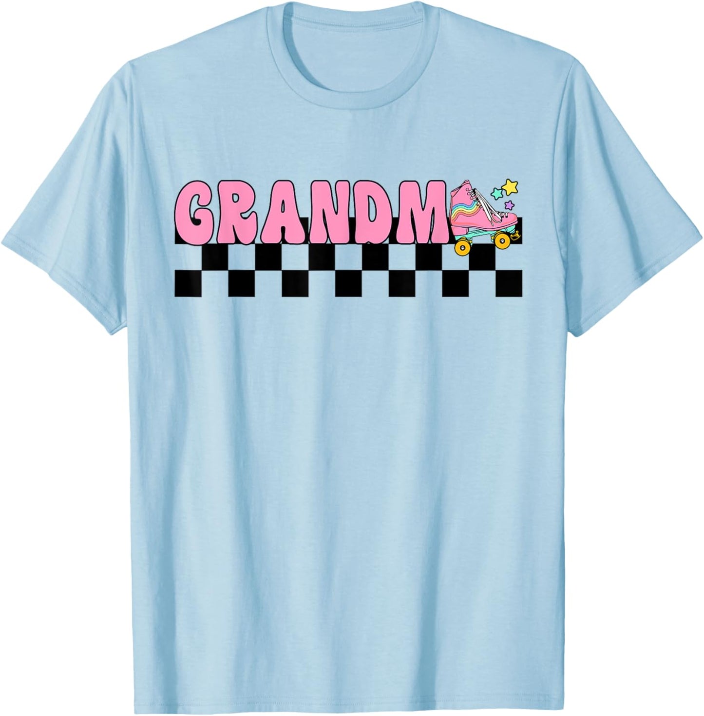 Grandma Rolling Into Birthday Roller Skating Family Matching T-Shirt - T-Shirt | Light Blue