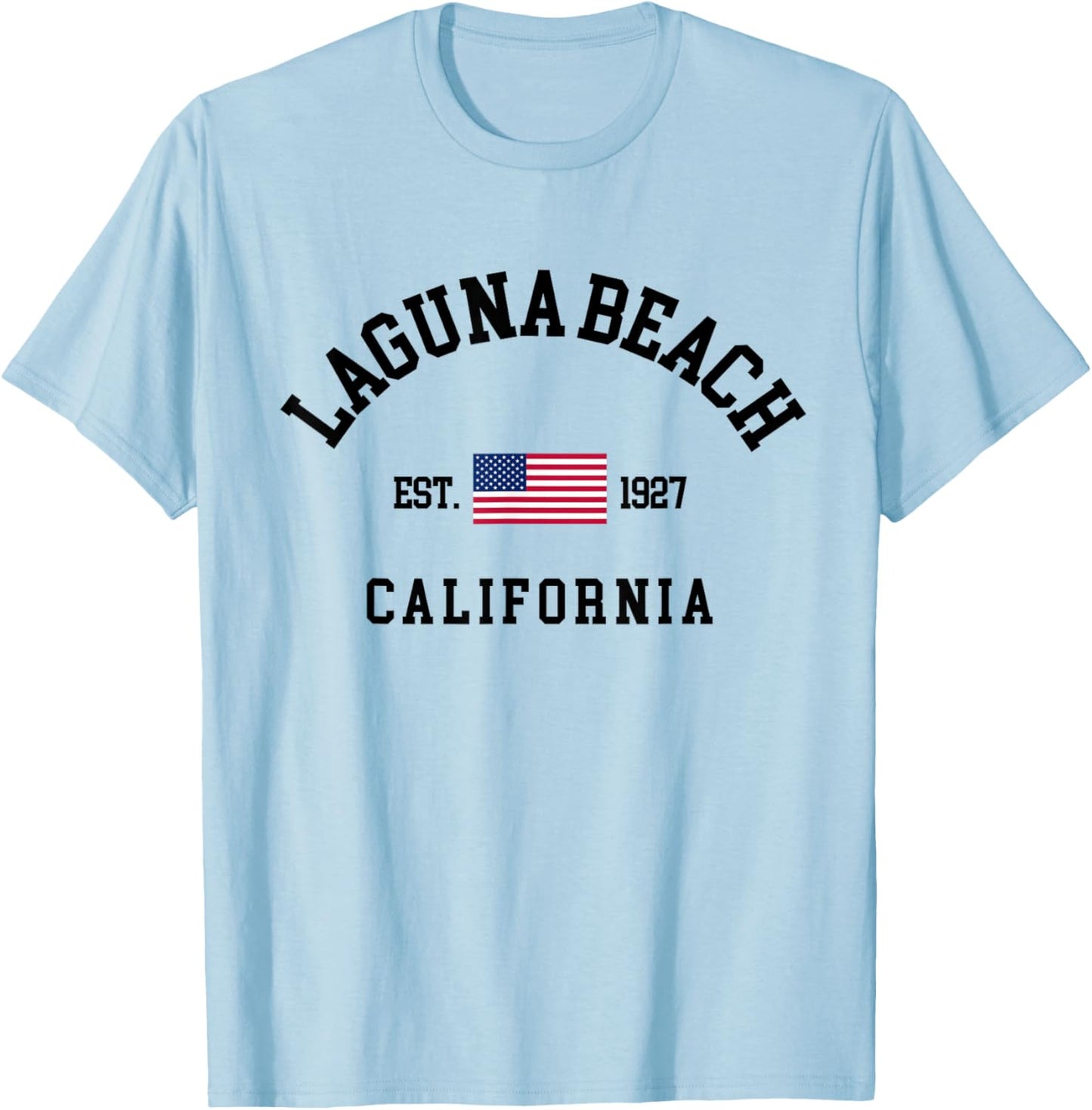 Trip to Laguna Beach California to Laguna Beach CA T-Shirt - T-Shirt | Light Blue