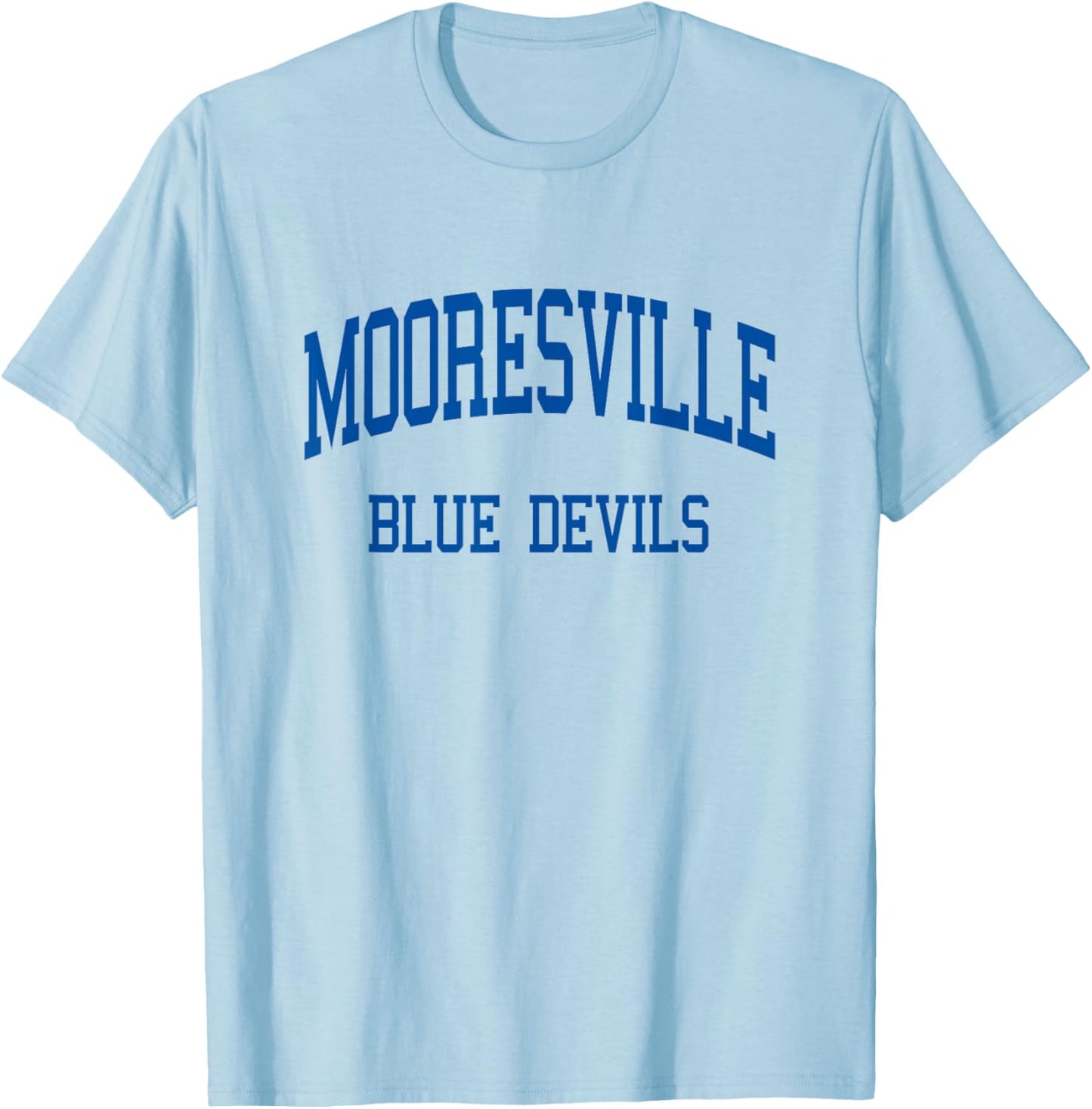 Mooresville High School HS Mooresville NC Retro T-Shirt - T-Shirt | Light Blue