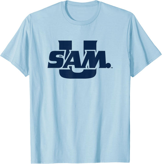 Samford Bulldogs | Official NCAA University Merch | PPSAM05 T-Shirt - T-Shirt | Light Blue