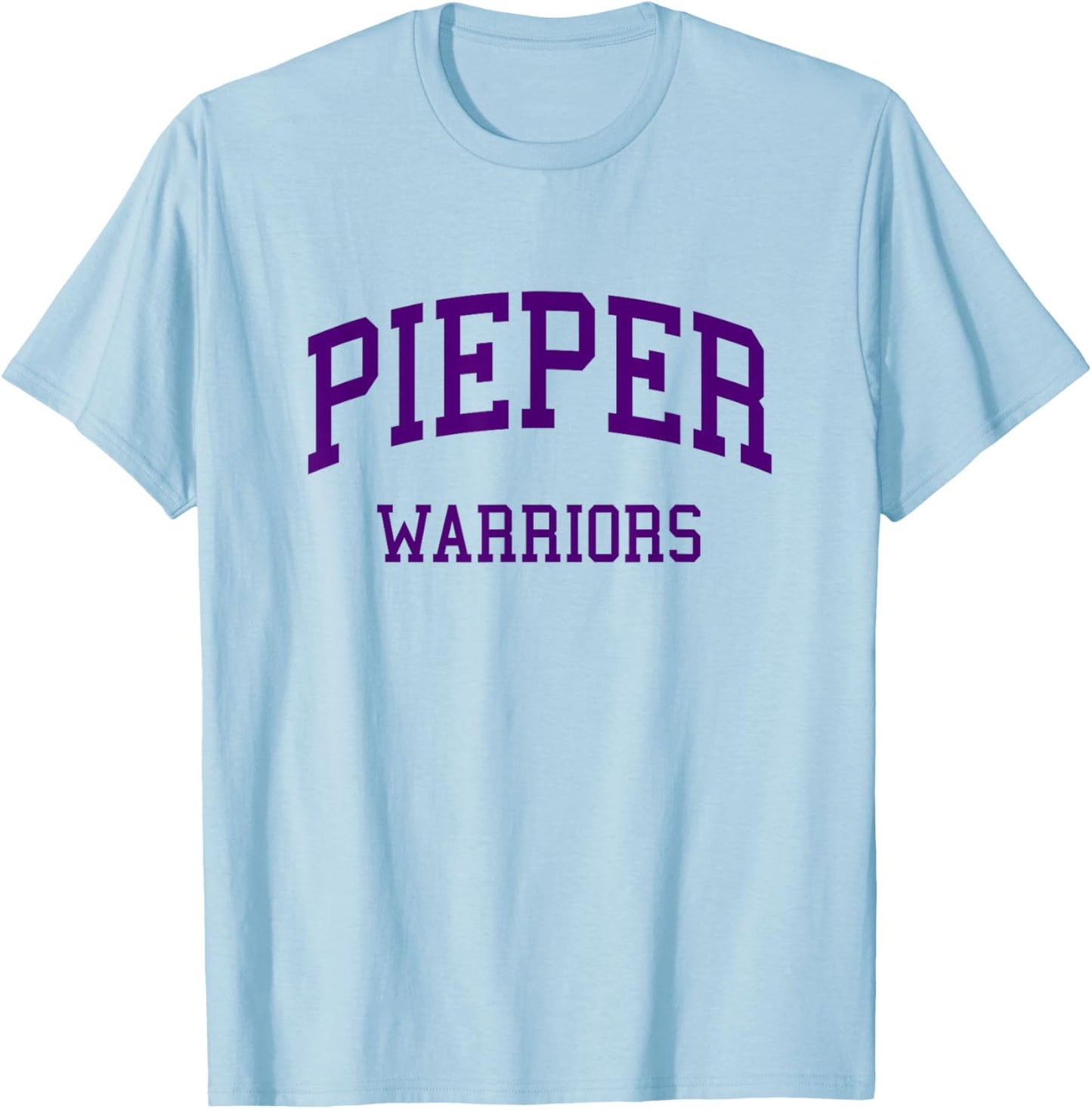 Pieper High School HS San Antonio TX Retro T-Shirt - T-Shirt | Light Blue