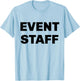 Event Staff Team Group Events T-Shirt - T-Shirt | Light Blue