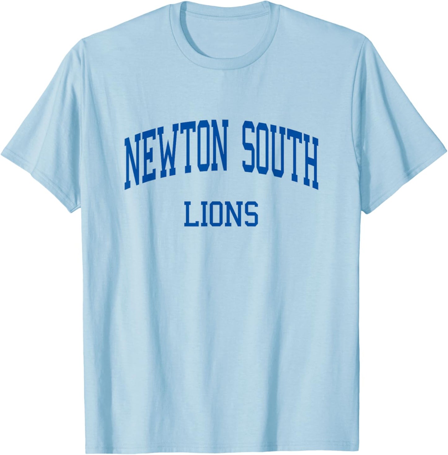 Newton South High School HS Newton Centre MA Retro T-Shirt - T-Shirt | Light Blue