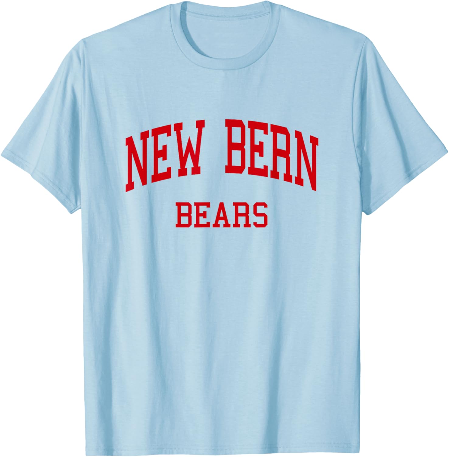 New Bern High School HS New Bern NC Retro T-Shirt - T-Shirt | Light Blue