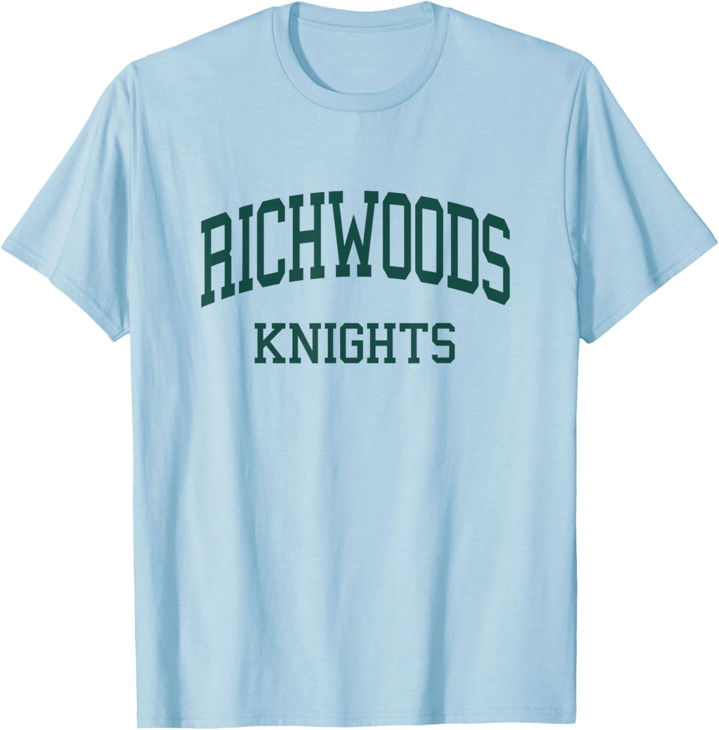 Richwoods High School HS Peoria IL Retro T-Shirt - T-Shirt | Light Blue