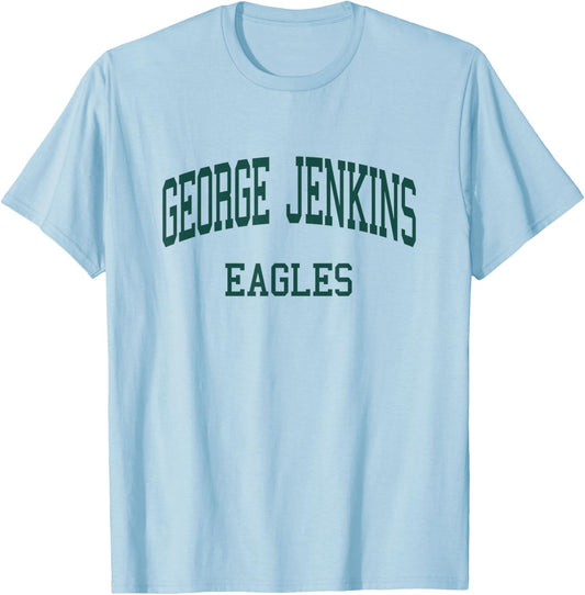 George Jenkins High School HS Lakeland FL Retro T-Shirt - T-Shirt | Light Blue