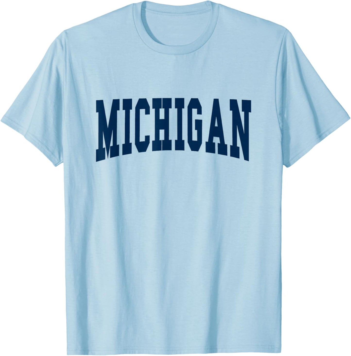 MICHIGAN - Throwback Design - Classic T-Shirt - T-Shirt | Light Blue