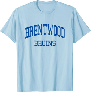 Brentwood High School HS Brentwood TN Retro T-Shirt - T-Shirt | Light Blue