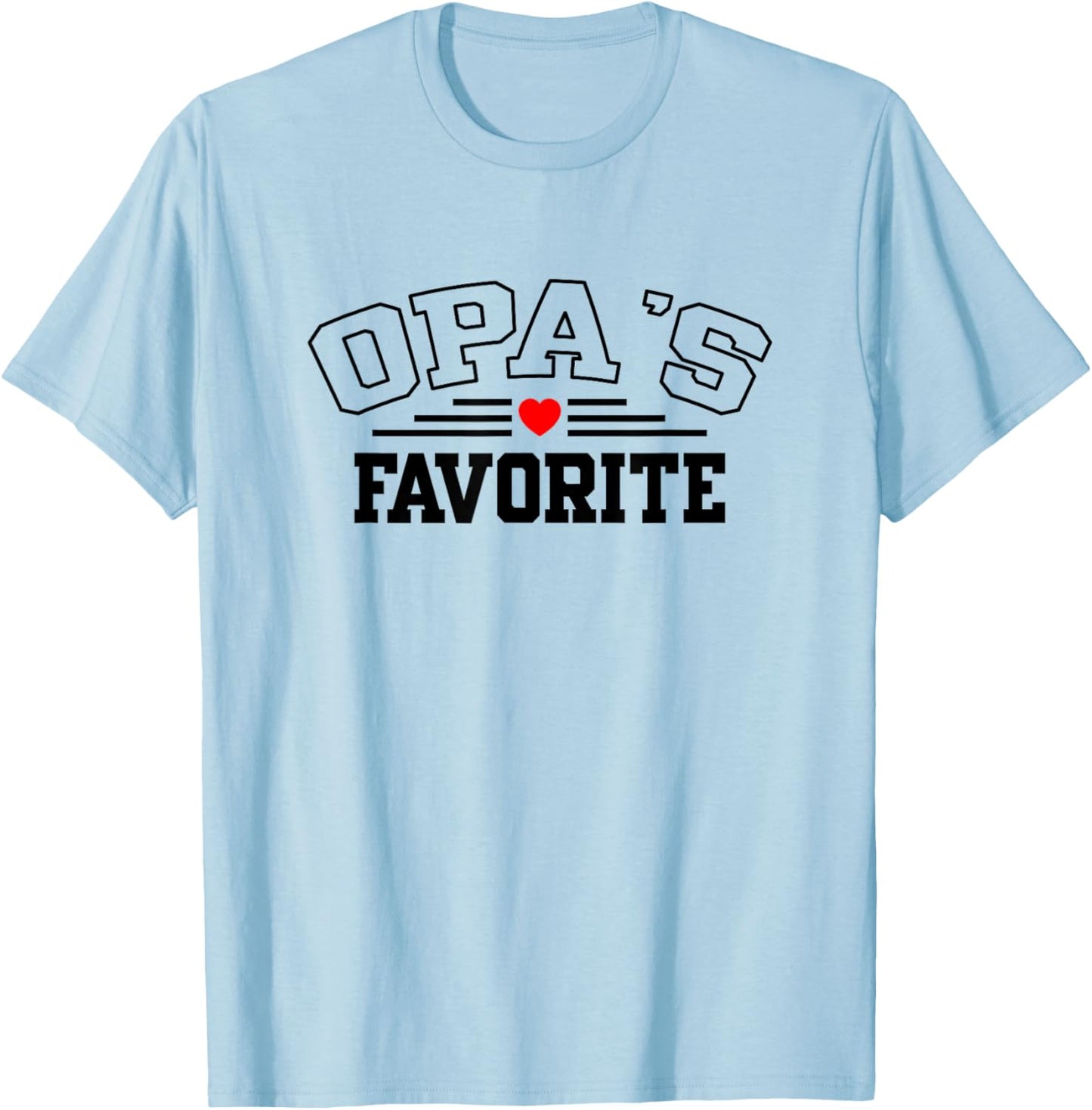 Opa's Favorite T-Shirt - T-Shirt | Light Blue