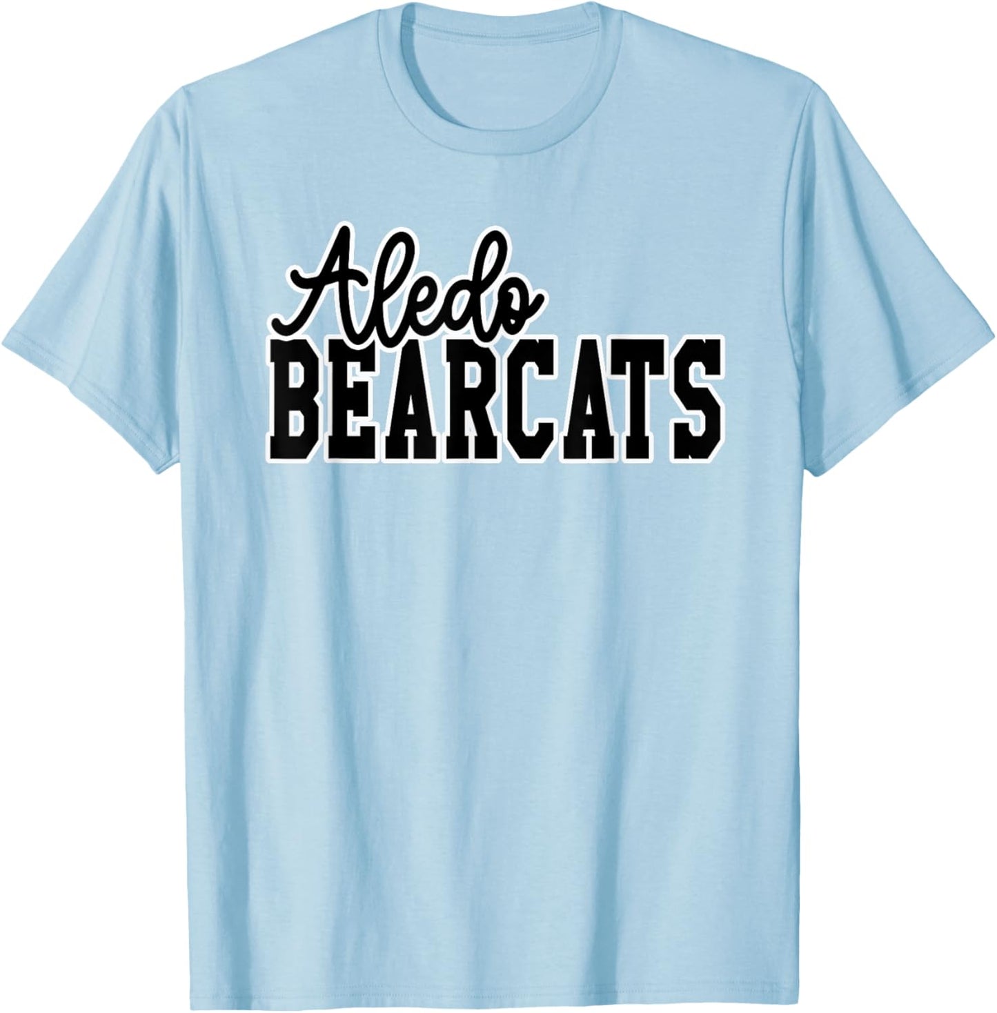 Aledo High School Bearcats T-Shirt - T-Shirt | Light Blue