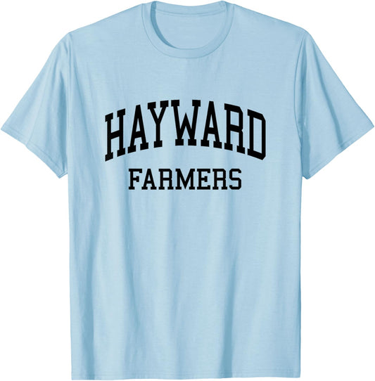 Hayward High School HS Hayward CA Retro T-Shirt - T-Shirt | Light Blue