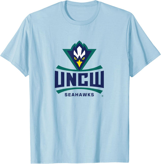 UNCW Seahawks Apparel Sports Fan T-Shirt - T-Shirt | Light Blue
