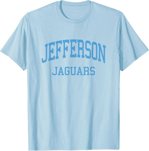 Jefferson High School HS Bloomington MN Retro T-Shirt - T-Shirt | Light Blue